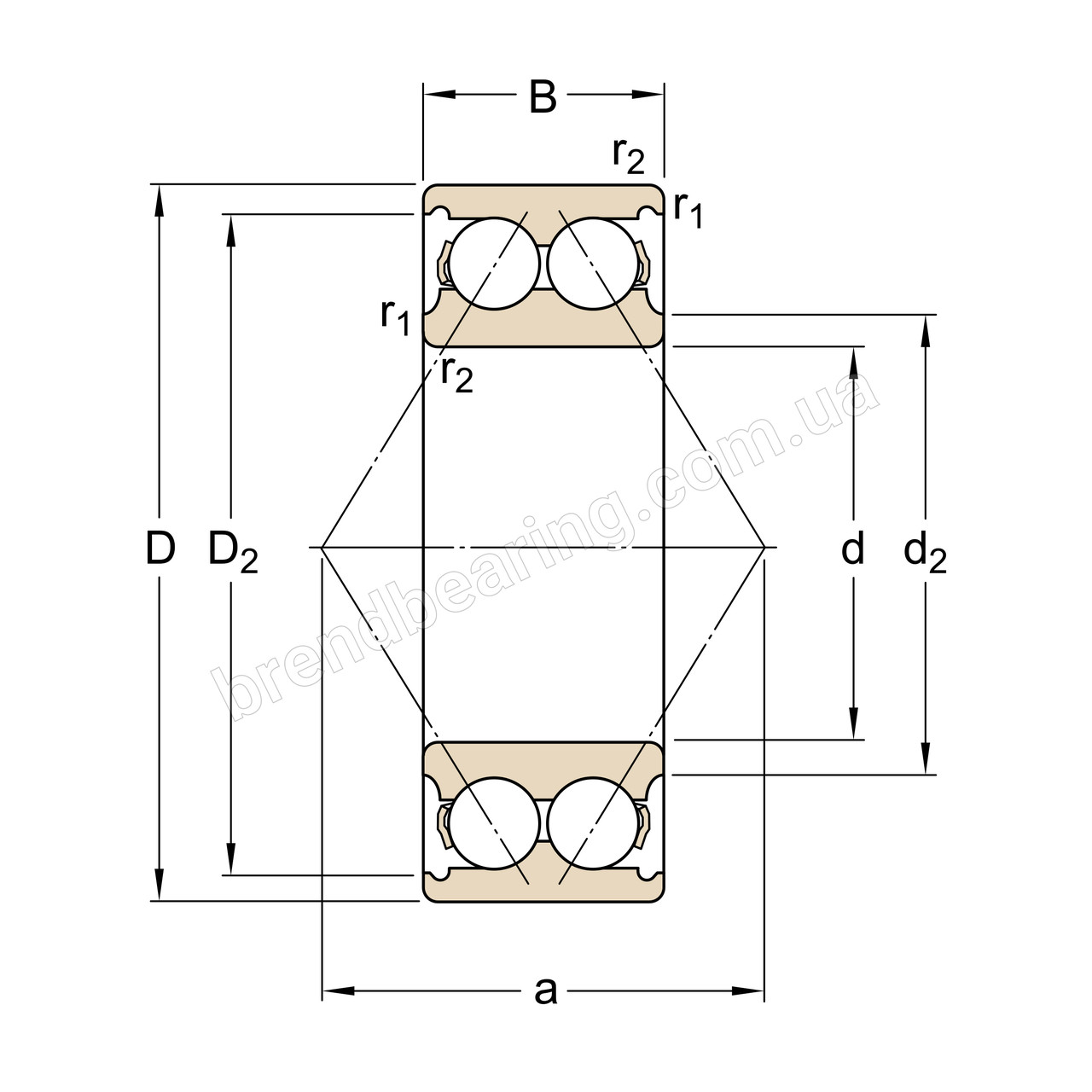 Підшипник SKF 3306 ATN9 (3056306)