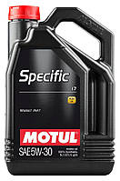 Моторное масло Motul SPECIFIC 17 SAE 5W-30, 5L