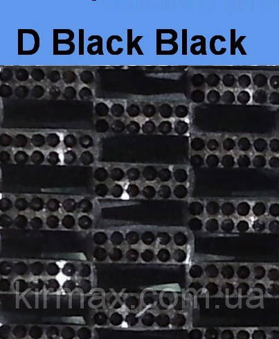 Аркуш-стикерс 5*15d black + black Аркуш 240 мм*400 мм