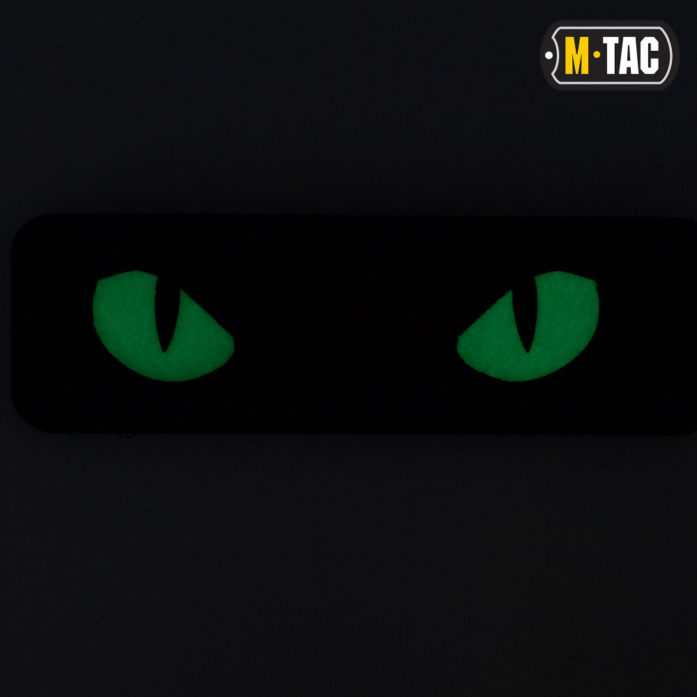 Патч ПВХ M-Tac Cat Eyes Laser Cut Светонакопитель/Black - фото 3 - id-p1311965667