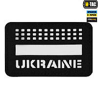 Патч M-Tac Ukraine Laser Cut Прямоугольный Black/Светонакопитель