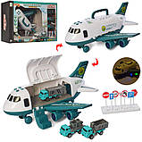 Літак з машинками інерційний 660 А-241, фото 3