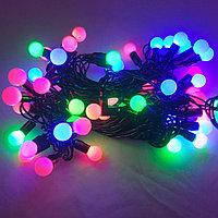 Гірлянда №R-35 Білий/проз.шнур/20 ламп (D-3 см) декоровані.