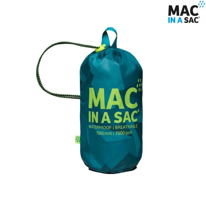 Мембранная куртка Mac in a Sac EDITION Teal Camo (S) - фото 3 - id-p1312004151