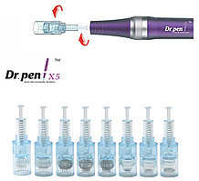 Змінні Насадки для дермаштампа на 12 голок з гвинтовим кріпленням golden