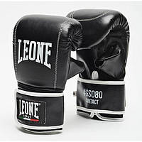 Перчатки снарядные для бокса Leone Contact Black L чёрный