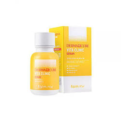 Зволожуючий серум з вітамінним комплексом FarmStay Derma Cube Vita Clinic Serum, 50 мл