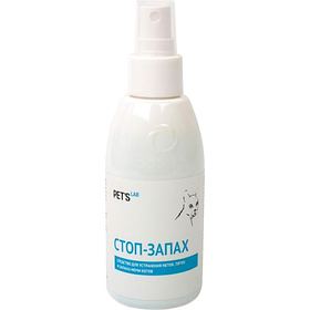 Спрей Pet'a s Lab Стоп-запах для нейтралізації запахів і видалення плям від життєдіяльності котів 150мл