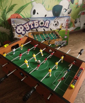 Футбол настільний 2035N на штангах, дерев'яний
