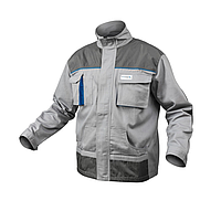 Куртка робоча сіра, розмір M(50) HOEGERT HT5K283-M