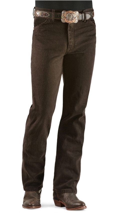 Американські джинси Wrangler Slim Fit Black Chocolate