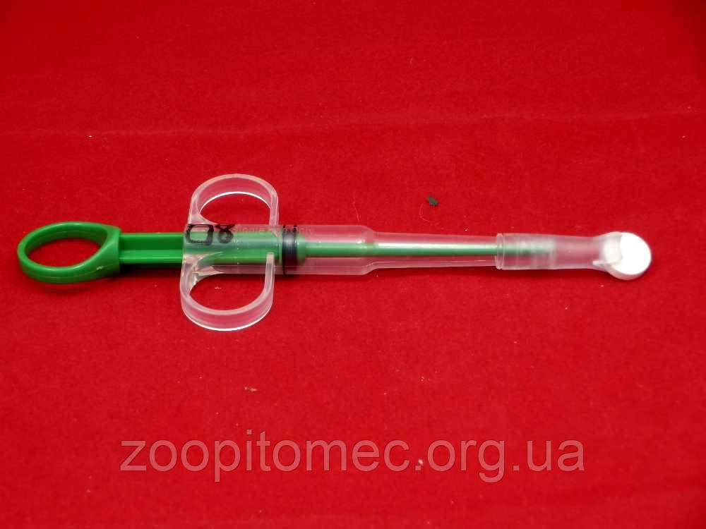 Таблеткодаватель з м'яким наконечником для собак і кішок, фото 1