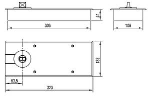 Доводчик Kin Long HD403, фото 5