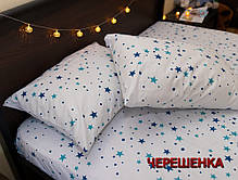 Полуторний набір постільної білизни 150*220 з Бязі "Gold" №151516AB Черешенка™, фото 5