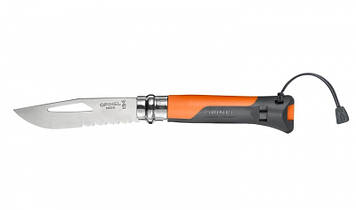 Нож складной Opinel №08 Outdoor Acier Inoxydable / Polymere Orange (001577)