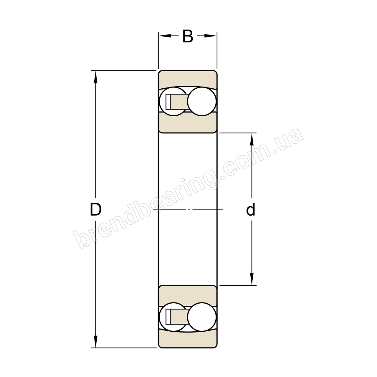 Підшипник SKF 2203-ETN9 (1503)