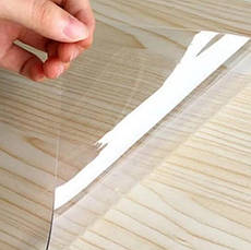 Силіконове м'яке скло Прозора захисна скатертина для столу та меблів Soft Glass (3.5х1.0м) товщина 1.5мм, фото 3