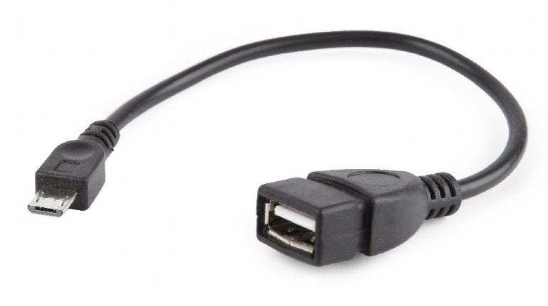 OTG кабель Cablexpert USB/MicroUSB 0.15м