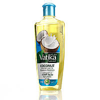 Масло для волос с кокосовым маслом, Dabur Vatika Coconut Enriched Hair Oil 200 мл