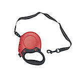 Повідець рулетка з висувною стрічкою для собак до 15 кг повідець 8 м механічний міцний для тварин для цуценят, фото 6