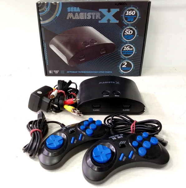 Игровая приставка, sega, оригинал, с встроенными, 160 играми ...