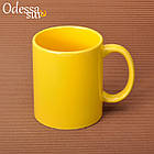 Чашка для сублімації повністю кольорова жовта