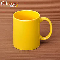 Чашка для сублімації повністю кольорова жовта