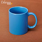 Чашка для сублімації повністю блакитна кольорова