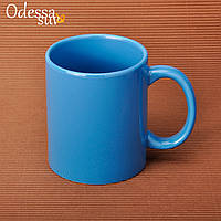 Чашка для сублімації повністю блакитна кольорова