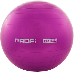 Фітбол м'яч для фітнесу Profi Ball 65 см посилений 0382 Violet