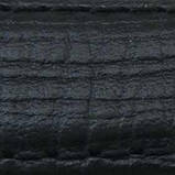 Чорний шкіряний ремінець для наручних годинників , 18 мм, фото 3