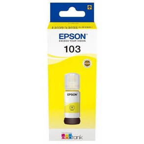 Чорнила EPSON 103 Yellow C13T00S44A, фото 3
