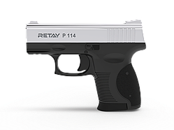 Пістолет стартовий Retay P114, 9мм. Колір - Nickel