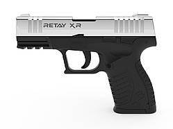 Пістолет стартовий Retay XR, 9 мм. Колір — Nickel