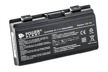 Акумулятор PowerPlant для ноутбуків ASUS X51H (A32-T12, AS5151LH) 11.1V 5200mAh