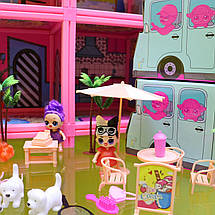 8366 Будиночок для ляльок маленьких в коробці, фото 3