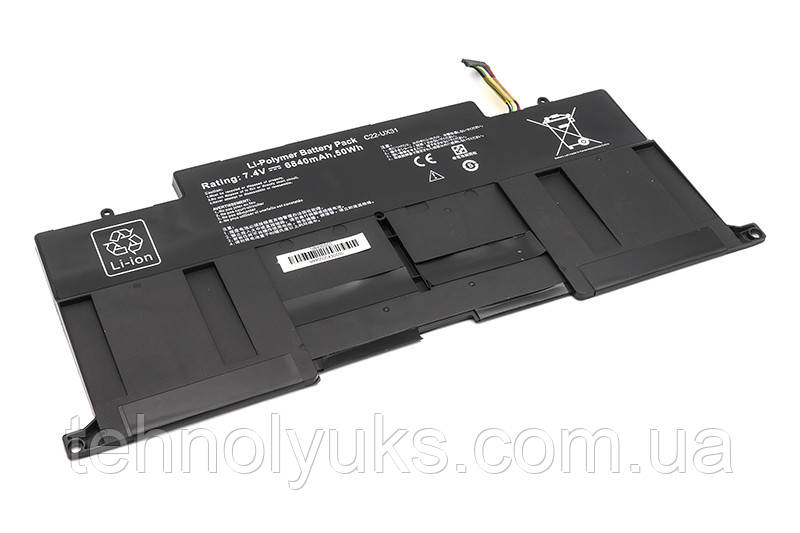 Акумулятор PowerPlant для ноутбуків ASUS Zenbook UX31 (UX31E-RY010V) 7.4V 6840mAh, фото 1
