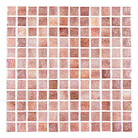 Мозаїка АкваМо коричнева,перламутрова Light Brown 31.7х31.7 скляна для ванни, душової, басейну за 1 ШТ