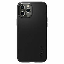 Чохол Spigen для iPhone 12 / 12 Pro Thin Fit, Black, фото 3