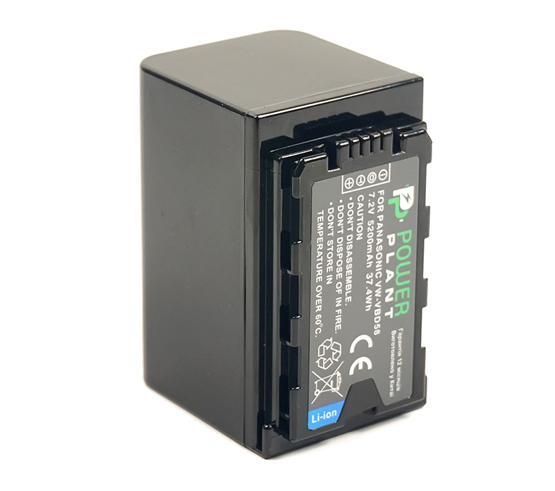Акумулятор PowerPlant Panasonic VW-VBD58 5200mAh