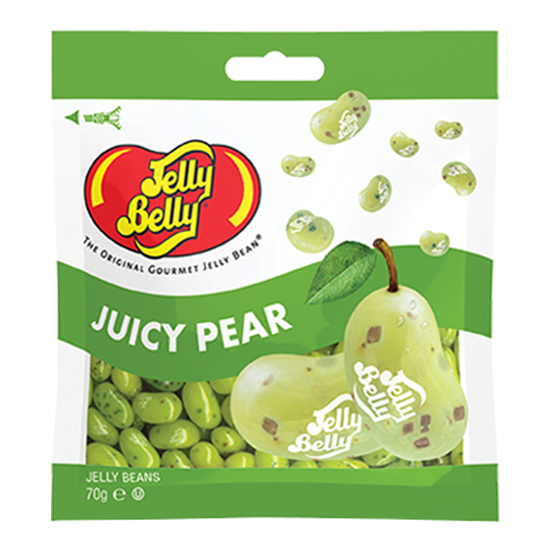Цукерки Jelly Belly Jelly Beans Juicy Pear Bags, 70 г