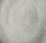 Шерсть для валяния Новозеландская кардочесанная (10 грамм) Белая К1001. Фелтинг. Вовна для валяння