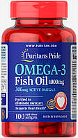 PsP Omega-3 Fish Oil 1000 mg (300 mg Active Omega-3) - 100 софт