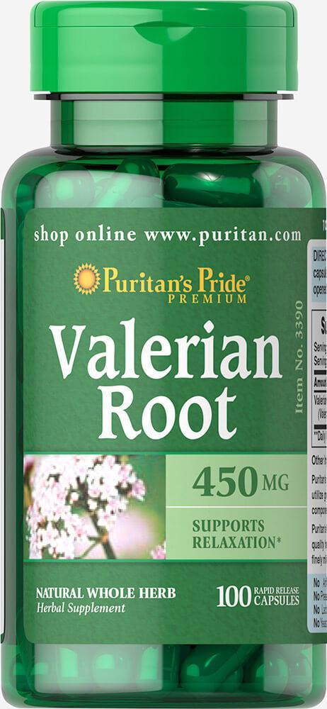 PsP Valerian Root 450 mg - 100 кап, фото 1