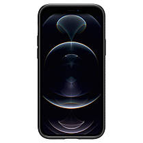 Чохол Spigen для iPhone 12 / 12 Liquid Pro Air, Matte Black, фото 6