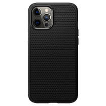 Чохол Spigen для iPhone 12 / 12 Liquid Pro Air, Matte Black, фото 4