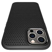 Чохол Spigen для iPhone 12 / 12 Liquid Pro Air, Matte Black, фото 5