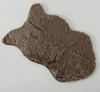 Декоративный коврик акрил коричневый 90*60 см Гранд Презент 1008954-2К