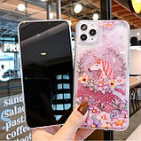 Чохол рідкий блиск з малюнком "Мультяшний Єдиноріг" для Xiaomi Redmi 7A, фото 5