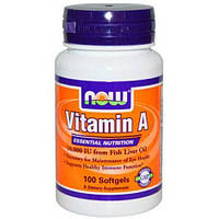 NOW_Vitamin A 10,000 IU - 100 софт кап